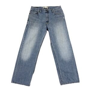 Levis 569 Loose Straight Jeans Mens 34x32 Blue Denim Relaxed Fit Classic
